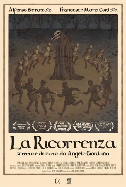 Distribution of the short film "The Recurrence" by Angelo Giordano