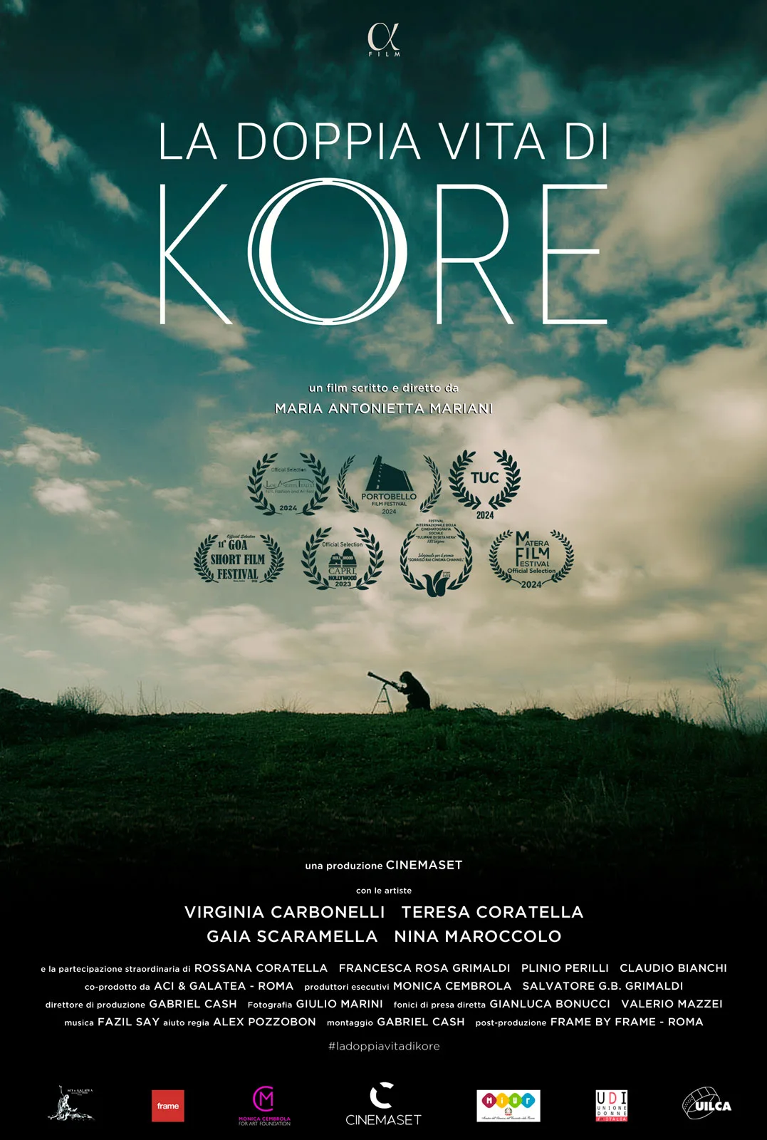 Poster del documentario corto "La doppia vita di Kore" di Maria Antonietta Mariani